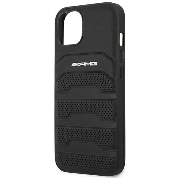 AMG AMHCP14MGSEBK iPhone 14 Plus 6,7" czarny/black hardcase Leathe